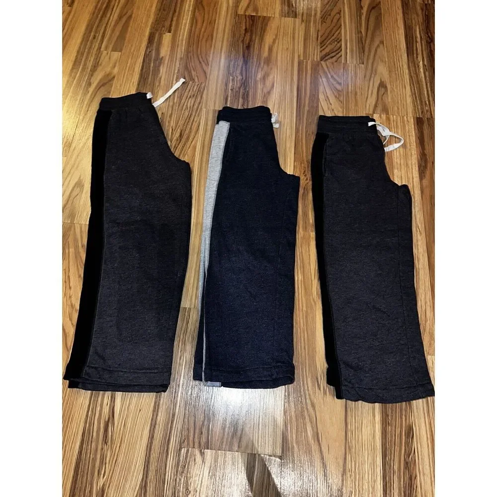 Basic Editions Boys Y2K Sweatpants Cotton Wide Leg Size M 5/6 Lot‎ Of 3 EUC